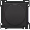 Niko Pure bakelite piano Toets 1-2-3 voor draaischakelaar voor motoren Niko Pure Bakelite piano black