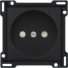 Niko Pure bakelite piano Centraalplaat voor wandcontactdoos 2P kinderveiligheid 21mm Niko Pure Bakelite piano black