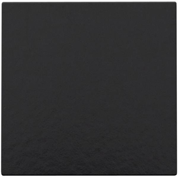 Niko Pure bakelite piano Centraalplaat met kabeluitvoer voor blindplaat met trekontlasting Niko Pure Bakelite piano black