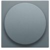Niko Pure alu steel grey Centraalplaat voor draaiknopdimmer of extensie Niko Pure alu steel grey