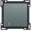 Niko Pure alu steel grey Toets voor hotelkaartschakelaar Niko Pure alu steel grey