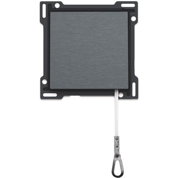 Niko Pure alu steel grey Toets voor trekdrukknop Niko Pure alu steel grey
