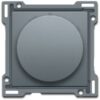 Niko Pure alu steel grey Centraalplaat voor timer regelbaar tot 120 min. Niko Pure alu steel grey