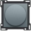 Niko Pure alu steel grey Toets 1-2-3 voor draaischakelaar voor motoren Niko Pure alu steel grey