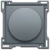 Niko Pure alu steel grey Toets 0-1-2 voor draaischakelaar voor motoren Niko Pure alu steel grey