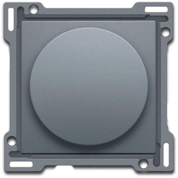 Niko Pure alu steel grey Toets 0-1-2 voor draaischakelaar voor motoren Niko Pure alu steel grey