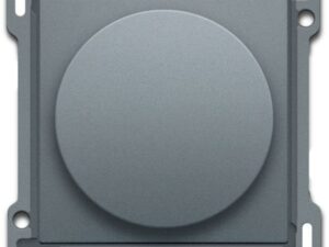 Niko Pure alu steel grey Toets 1-0-2 voor draaischakelaar voor motoren Niko Pure alu steel grey