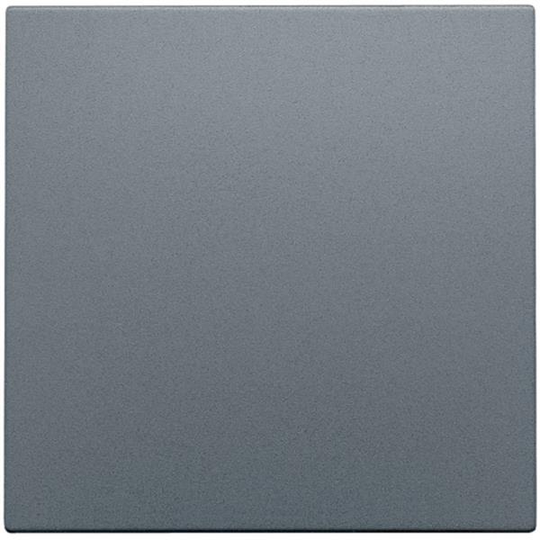 Niko Pure alu steel grey Centraalplaat met kabeluitvoer voor blindplaat met trekontlasting Niko Pure alu steel grey