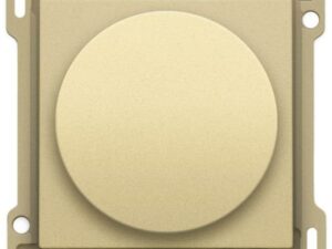 Niko Pure alu gold Toets voor draaiknopdimmer of snelheidsregelaar Niko Pure alu gold