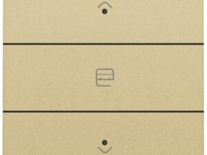 Niko Pure alu gold Enkelvoudige motorsturingsbediening met led voor Home Control Niko home control enkelvoudige motorsturing LEDS