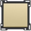 Niko Pure alu gold Toets voor enkelvoudige schakelaar of drukknop Niko Pure alu gold