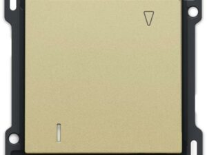 Niko Pure alu gold Sokkel + centraalplaat Hotelkaartschakelaar sokkel schroefklemmen Niko Pure alu gold