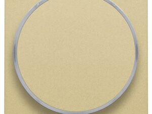 Niko Pure alu gold Toets met ring zonder symbool voor drukknop 6A Niko Pure alu gold