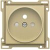 Niko Pure alu gold Ondiep 21 mm centraalplaat stopcontact Niko Pure alu gold