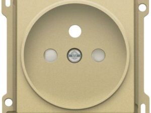 Niko Pure alu gold Ondiep 21 mm centraalplaat stopcontact Niko Pure alu gold