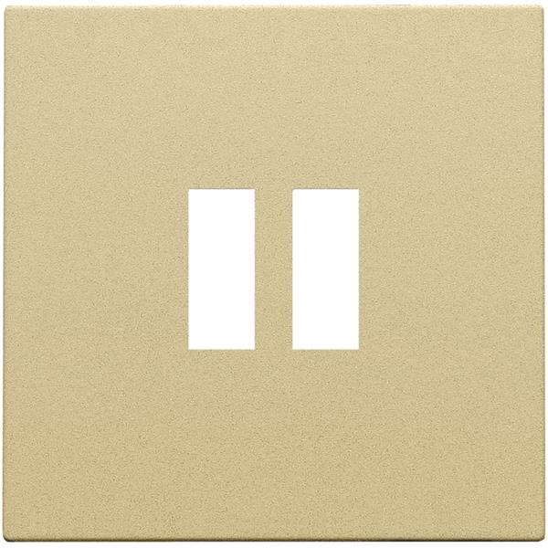 Niko Pure alu gold Toets 2-voudig voor USB-A-lader Niko Pure alu gold