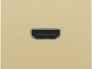 Niko Pure alu gold Toets met HDMI-naar-HDMI-aansluiting Niko Pure alu gold