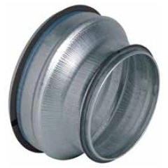 Reductie Ø100/080mm met dichting Roosters