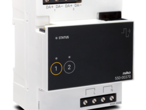 Niko DALI-2 adresseerbare module, 2 kanalen Niko Home Control kastmodules