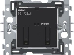 Niko Geconnecteerde motorbediening, 2 x 3 A, 60 mm, klauwbevestiging Niko Geconnecteerde enkelvoudige schakelaar 10A