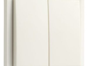 Niko Hydro wit Wisselschakelaar dubbel 10AX 250VAC steekklemmen excl opbouwdoos IP55 Niko Hydro Wit schakelaars
