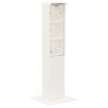Niko Hydro wit Tuinpaal met grondplaat voor drie functies IP55 Niko Hydro wit tuinpalen