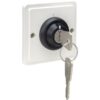 Niko Hydro wit Sleutelschakelaar 16 A schroefklemmen exclusief opbouwdoos IP55 Niko Hydro Wit schakelaars