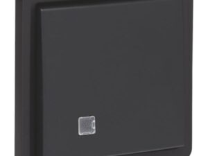 Niko Hydro zwart Drukknop 10A 250VAC NO/NC lens steekklem Niko Hydro Zwart schakelaars