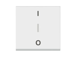 Legrand Mosaic tweepolige schakelaar easyled-16A 2 modules wit Mosaic Schakelaars