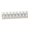 10 x Schneider Resi9 XE 2P plug-in verdeelblok zonder connector 8 modules Schneider Resi9 XE