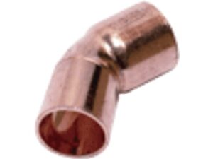 Soldeerfitting Knie 15 MF koper 45gr Soldeerfittingen Bocht 45°
