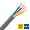 SVV 4X 0,8mm F2 rol signalisatiekabel binnen grijs