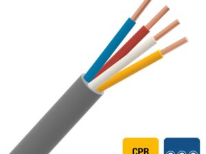 SVV 4X 0,8mm F2 rol signalisatiekabel binnen grijs