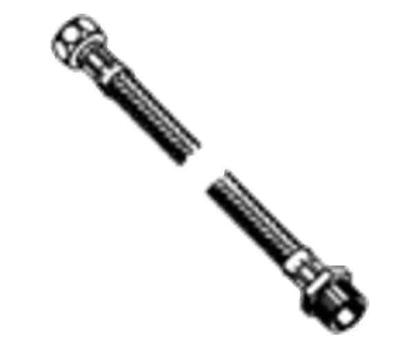 aanvoerflexibel vlechtwerk inox doorlaat D13 3/4″MF L 750 mm volle doorlaat Flexibels 3/4