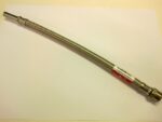aanvoerflexibel vlechtwerk inox glad x buitendraad D 3/8″ M L 300 mm Flexibels 3/8