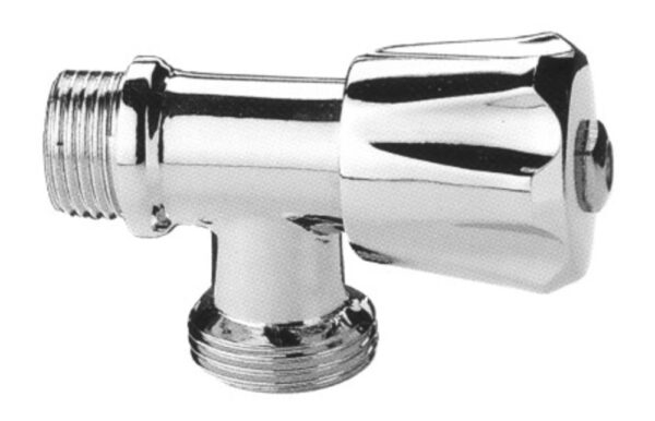haakse kraan verticaal voor wasmachine 1/2″M x 3/4″M Wasmachinekraan