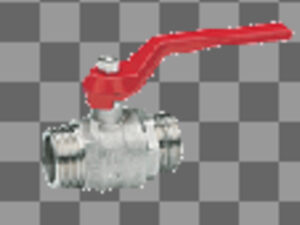 bolkraan volle doorlaat messing 6/4″M Bolafsluiters