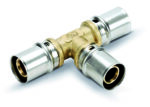 Tubipex reductie t-stuk Vpe-Alu-buis aansluiting persen 40 x 3.5 mm 20 x 2.0 mm 40 x 3.5 mm Tubipex Pers T-stuk verloop