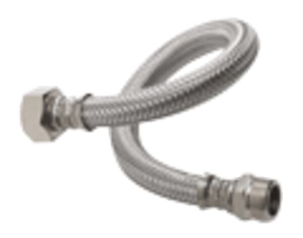 aanvoerflexibel gevlochten ommanteling inox L 750 mm 4/4″MF Flexibels 1