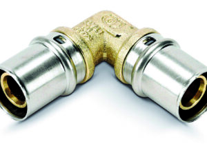 Tubipex bocht 90° Vpe-Alu-buis aansluiting persen 16 x 2.0 mm 16 x 2.0 mm Tubipex Pers bocht 90° 2 x pers