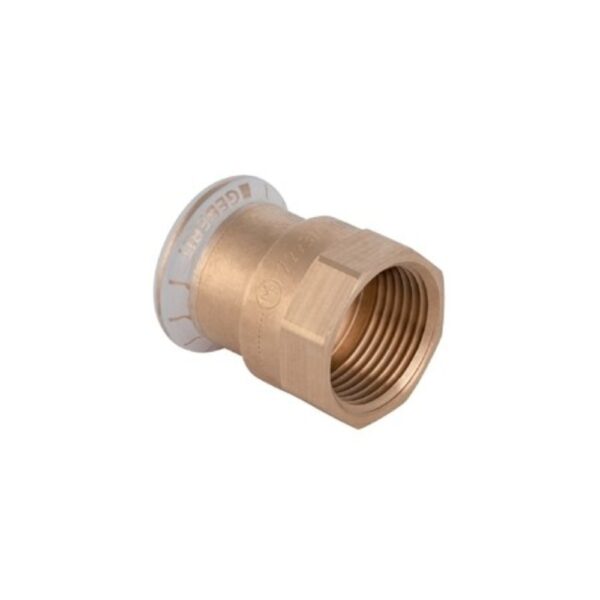 Geberit Mapress persfitting koper water overgangstuk met binnendraad 42-6/4F Geberit Mapress overgangstuk met binnendraad
