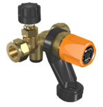 Watts Industries BI 15 veiligheidsgroep 1/2″ DN15 messing doorstroomsnelheid 40 l/min. bij 1 bar EPDM dichting Belgaqua en Kiwa keur (EN 1488) Veiligheidsgroepen