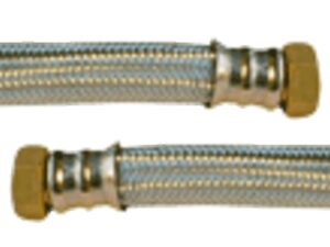 aanvoerflexibel gevlochten ommanteling inox L 500 mm 4/4″FF D 26 Flexibels 1