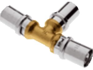 Tubipex reductie t-stuk Vpe-Alu-buis aansluiting persen 50 x 4.0 mm 32 x 3.0 mm 50 x 4.0 mm Tubipex Pers T-stuk verloop
