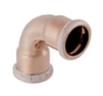 Geberit Mapress persfitting koper water bocht 90° FF 54 Geberit Mapress Bocht 90°