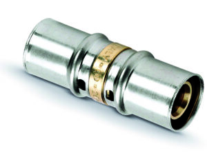 Tubipex rechte koppeling Vpe-Alu-buis aansluiting persen 26 x 3.0 mm 26 x 3.0 mm Tubipex Pers rechte koppeling