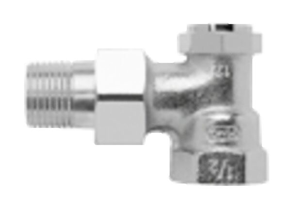 Honeywell Home Verafix-E V2420 regelbare retourkoppeling haaks vernikkeld brons 1/2″ Kranen 1/2