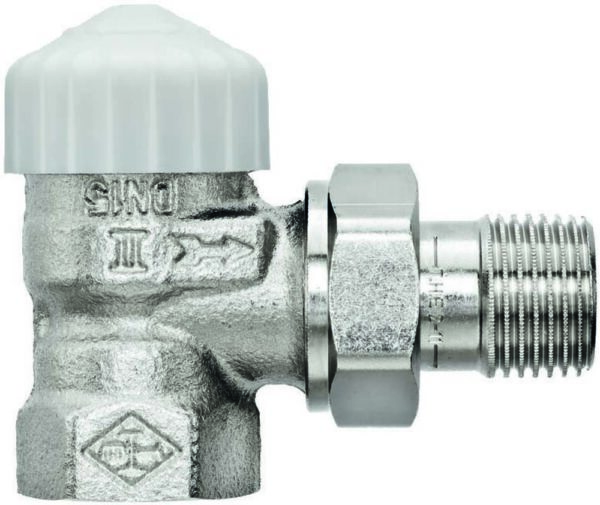 Heimeier V-Exact II thermostatisch kraanlichaam met traploze precisie-voorinstelling haaks 3/4″ aansluiting 3/4″F Kranen 3/4