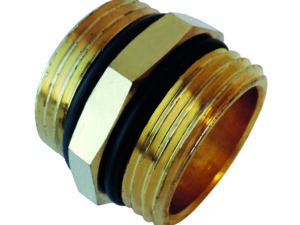 Tubipex nippel D 4/4M 3/4″M met O-ring Tubipex nippels
