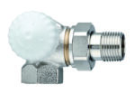 Heimeier V-Exact II thermostatisch kraanlichaam met traploze precisie-voorinstelling dubbel haaks links 1/2″ aansluiting 1/2″F Kranen 1/2